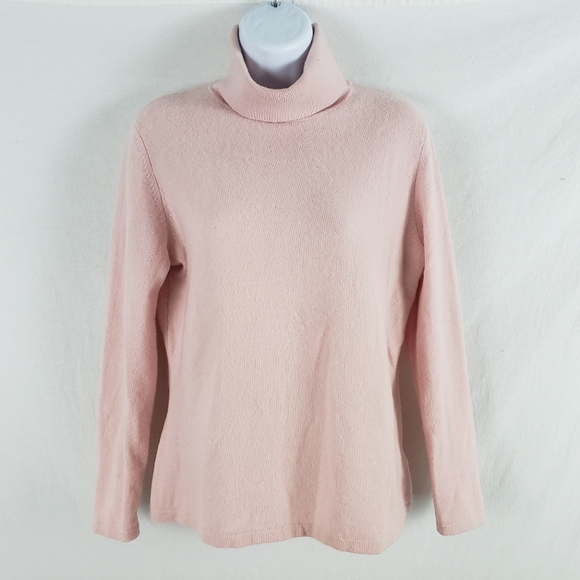 Classiques Entier Sweaters - Entier Cashmere Sweater Turtleneck Small Pink